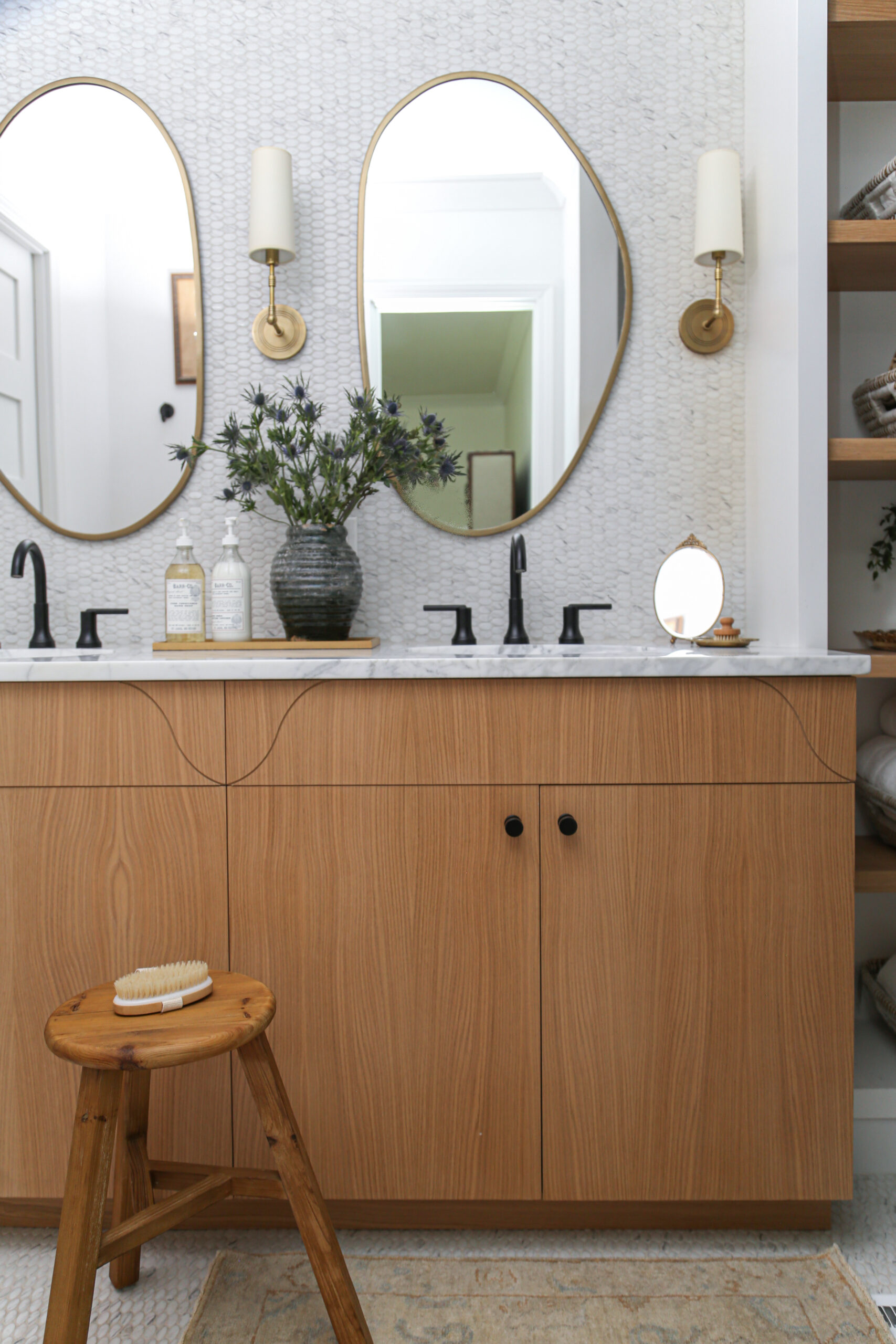 Midtown Tulsa interior design bath remodel