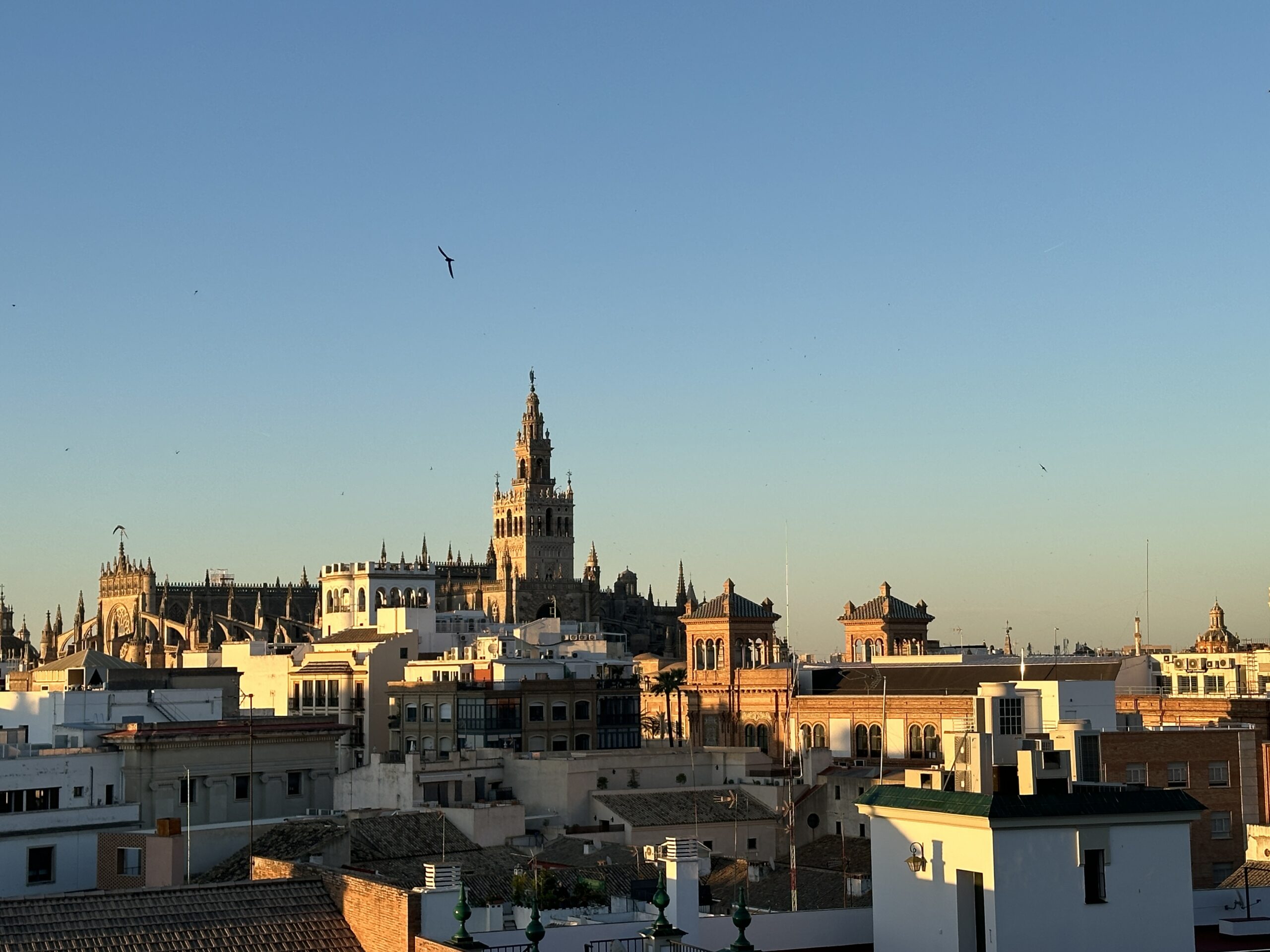 Seville Spain at dusk